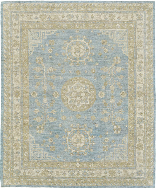 Vintage Style Khotan Design Rug D5386