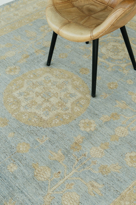 Vintage Style Khotan Design Rug D5386