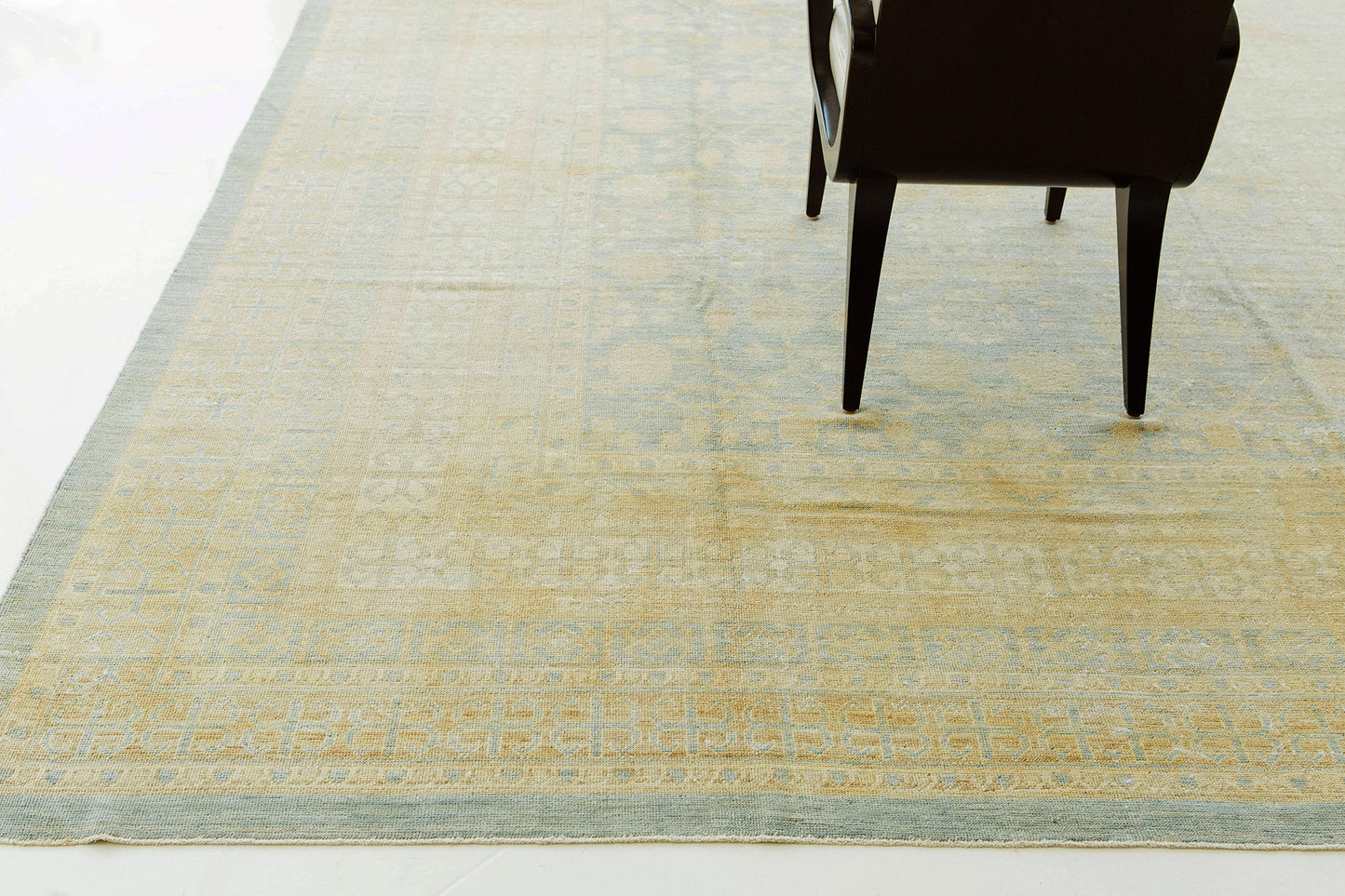 Vintage Style Khotan Pomegranate Revival Rug