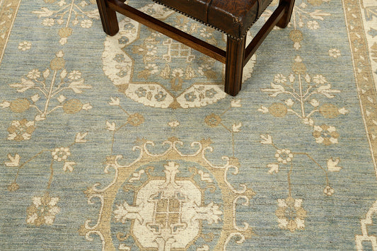 Vintage Style Khotan Revival Rug