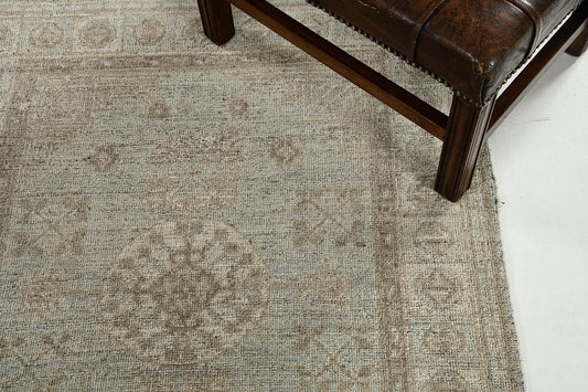 Vintage Style Khotan Revival Rug