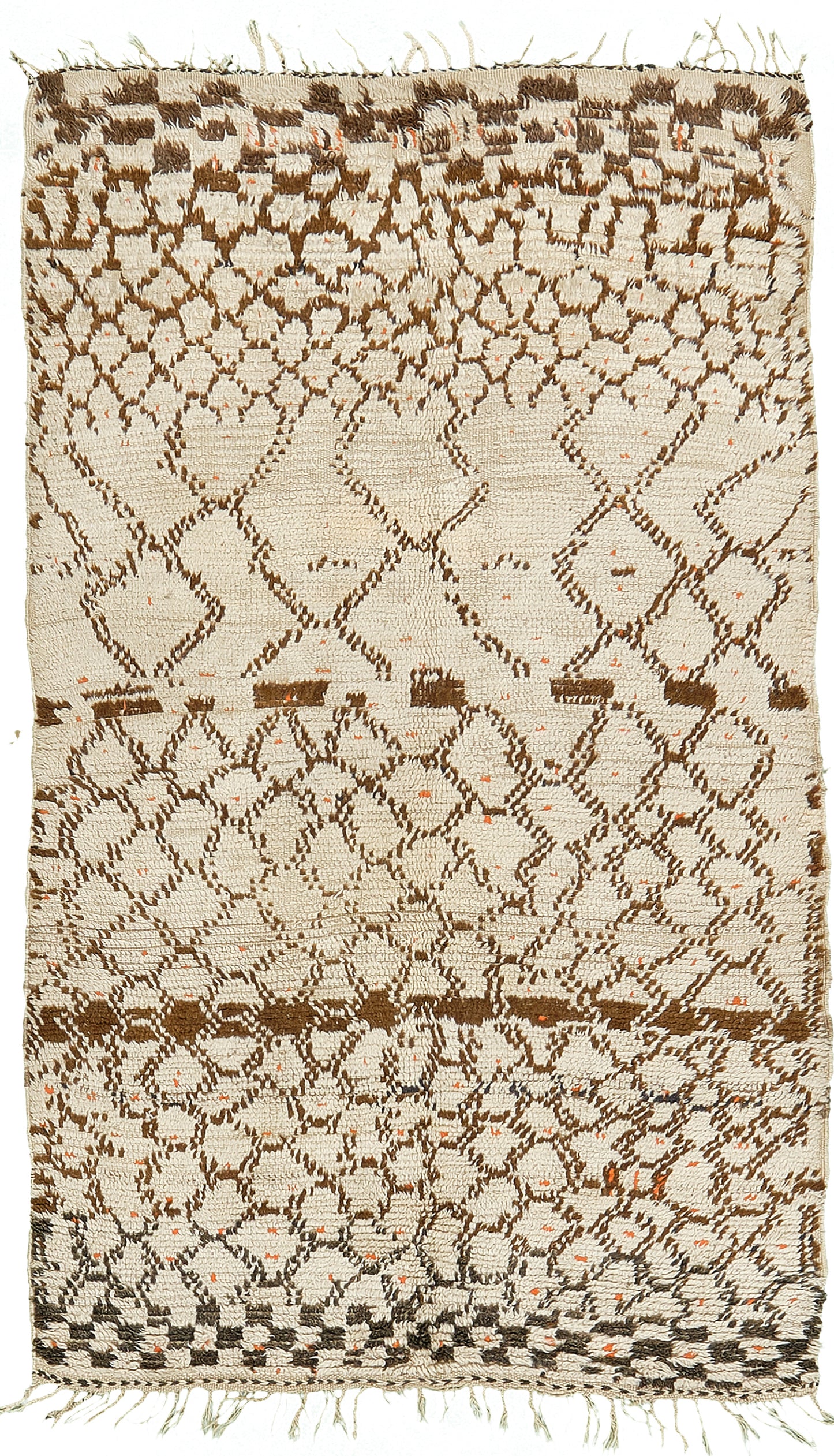 Vintage Moroccan Azilal Tribe Berber Rug