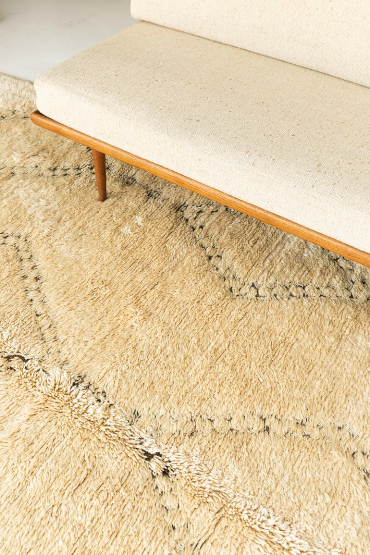 Modern Rug Image 13088 Vintage Moroccan Beni Ourain Tribe Berber Rug