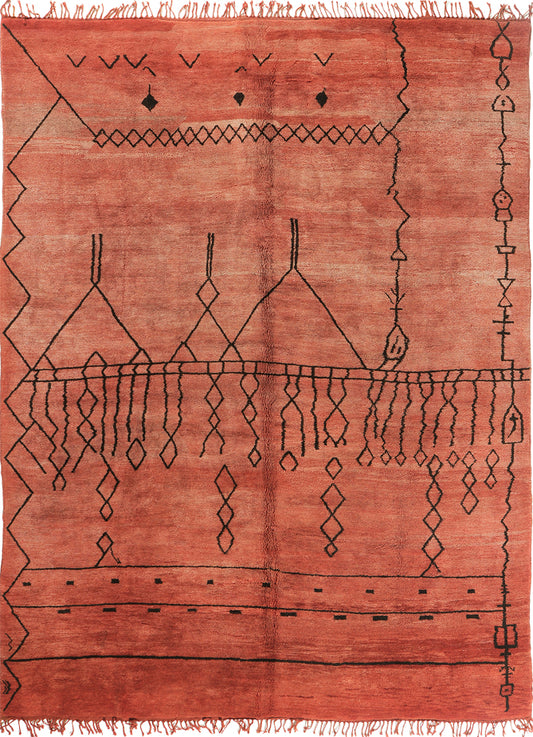 Modern Rug Image 8250 Moroccan Rug Middle Atlas Tribe Atlas Collection