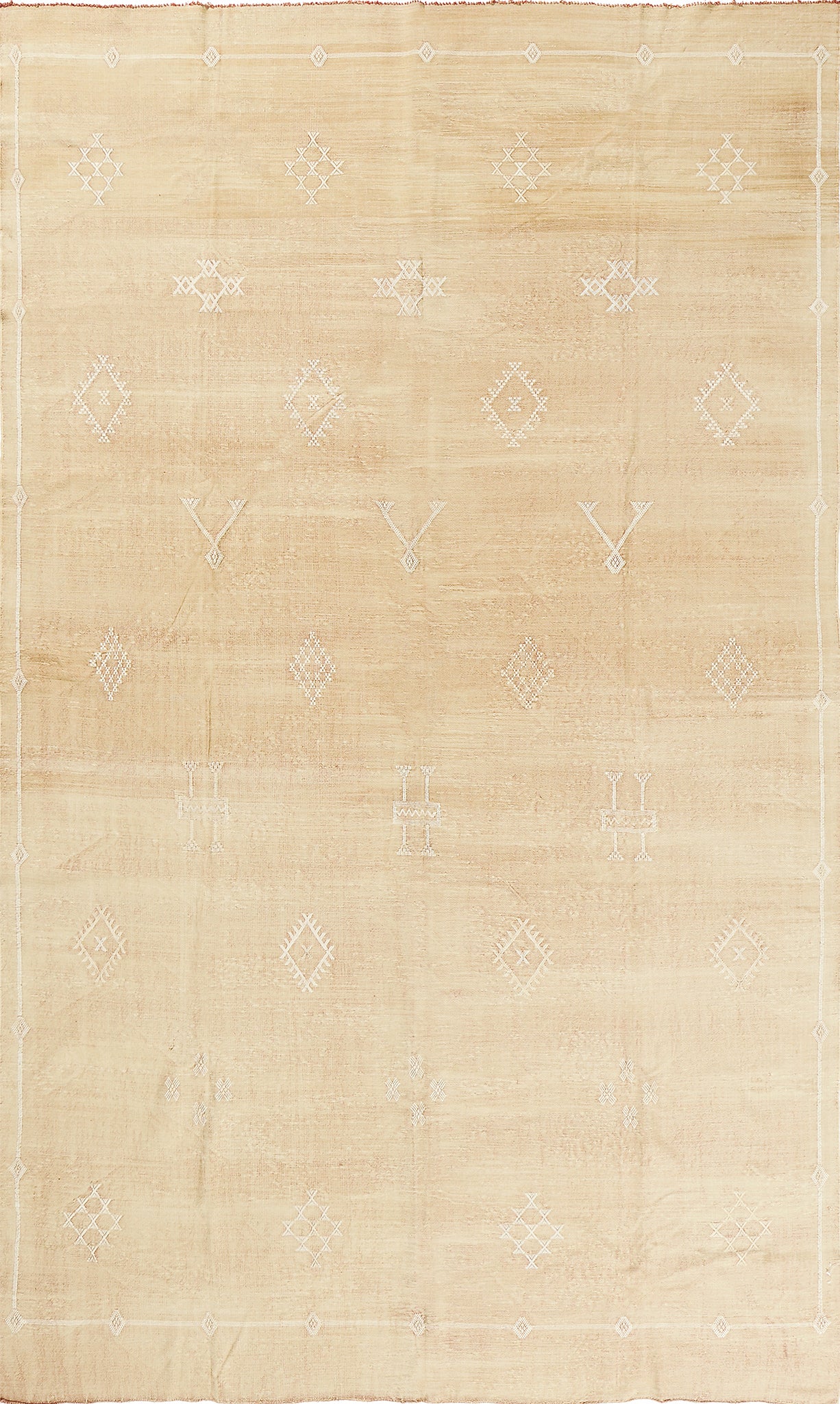 Vintage Style African Tribal Flat Weave Kilim