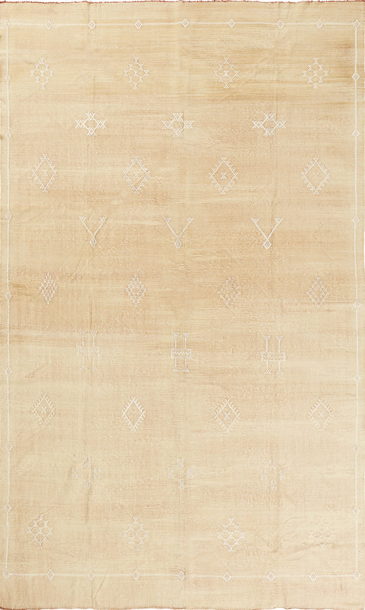 Vintage Style African Tribal Flat Weave Kilim