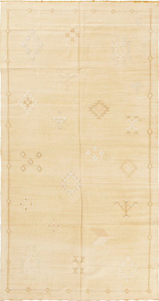 Vintage Style African Tribal Flat Weave Kilim