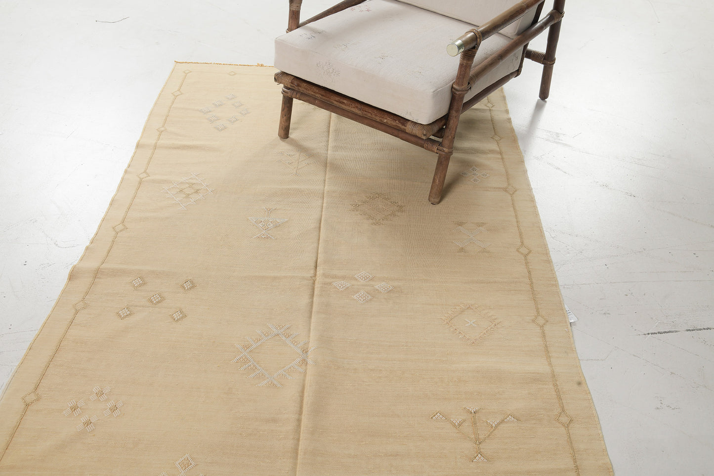 Vintage Style African Tribal Flat Weave Kilim