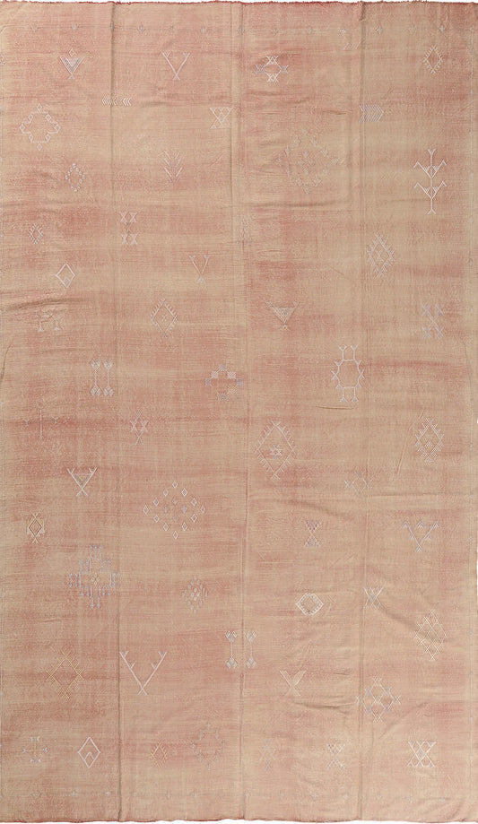 Vintage Style African Tribal Flat Weave Kilim