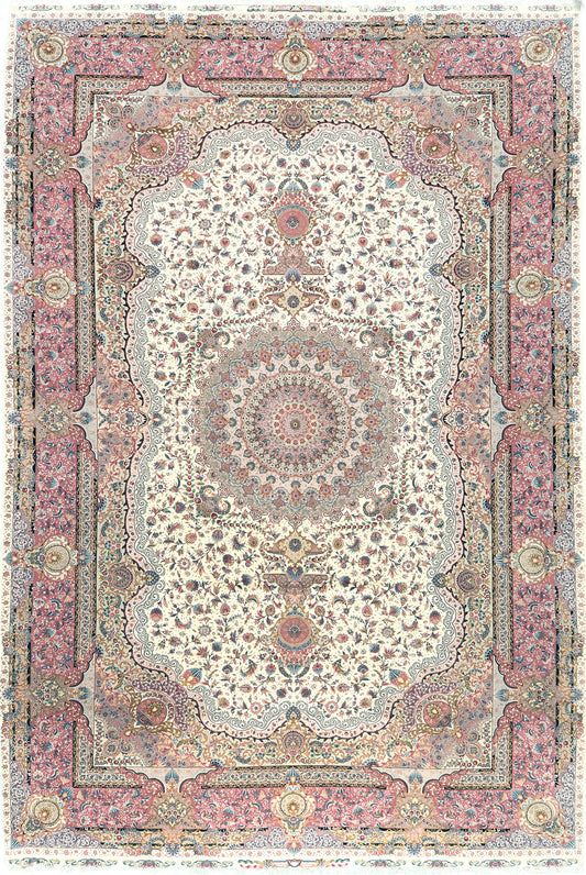 Persian Tabriz Rug Signed by Jalilnia 52097