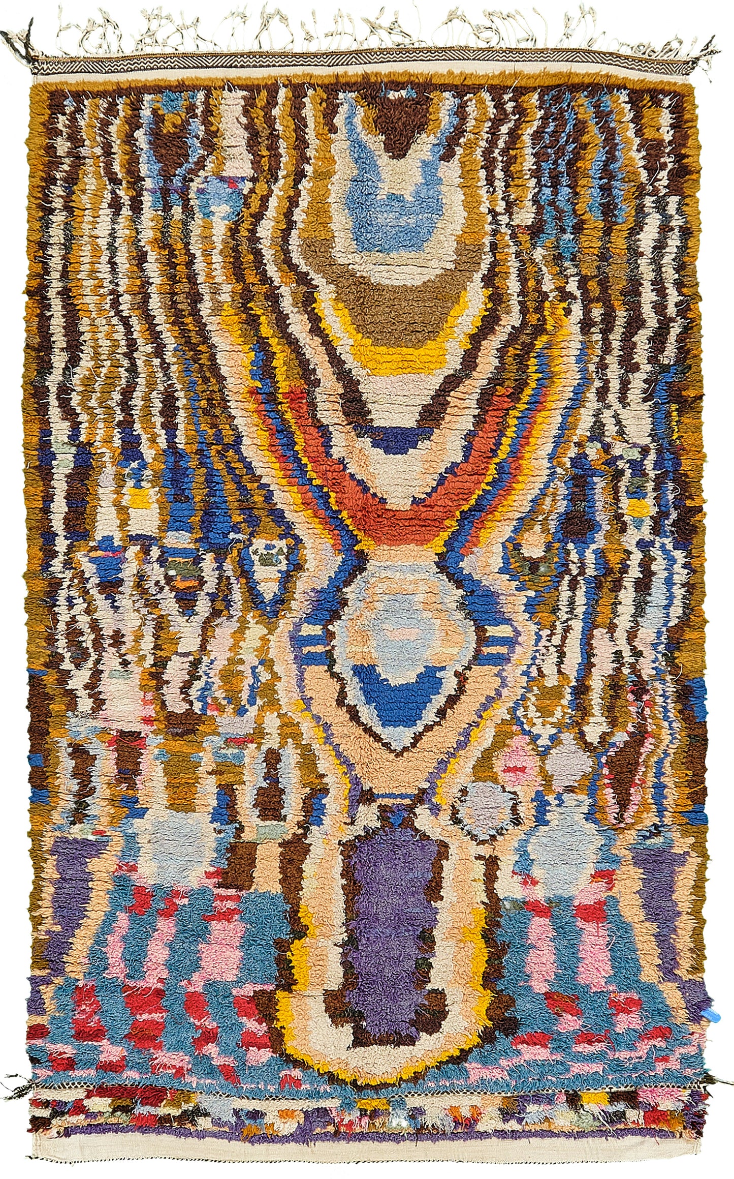 Vintage Moroccan Rug Azilal Tribe