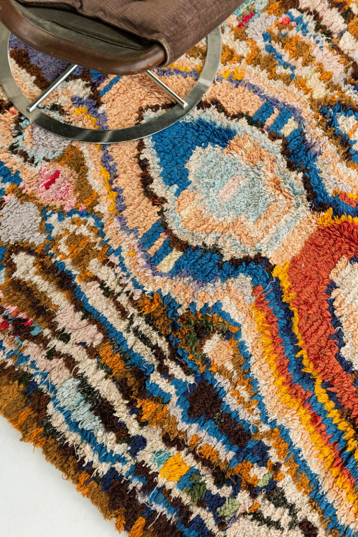 Vintage Moroccan Rug Azilal Tribe