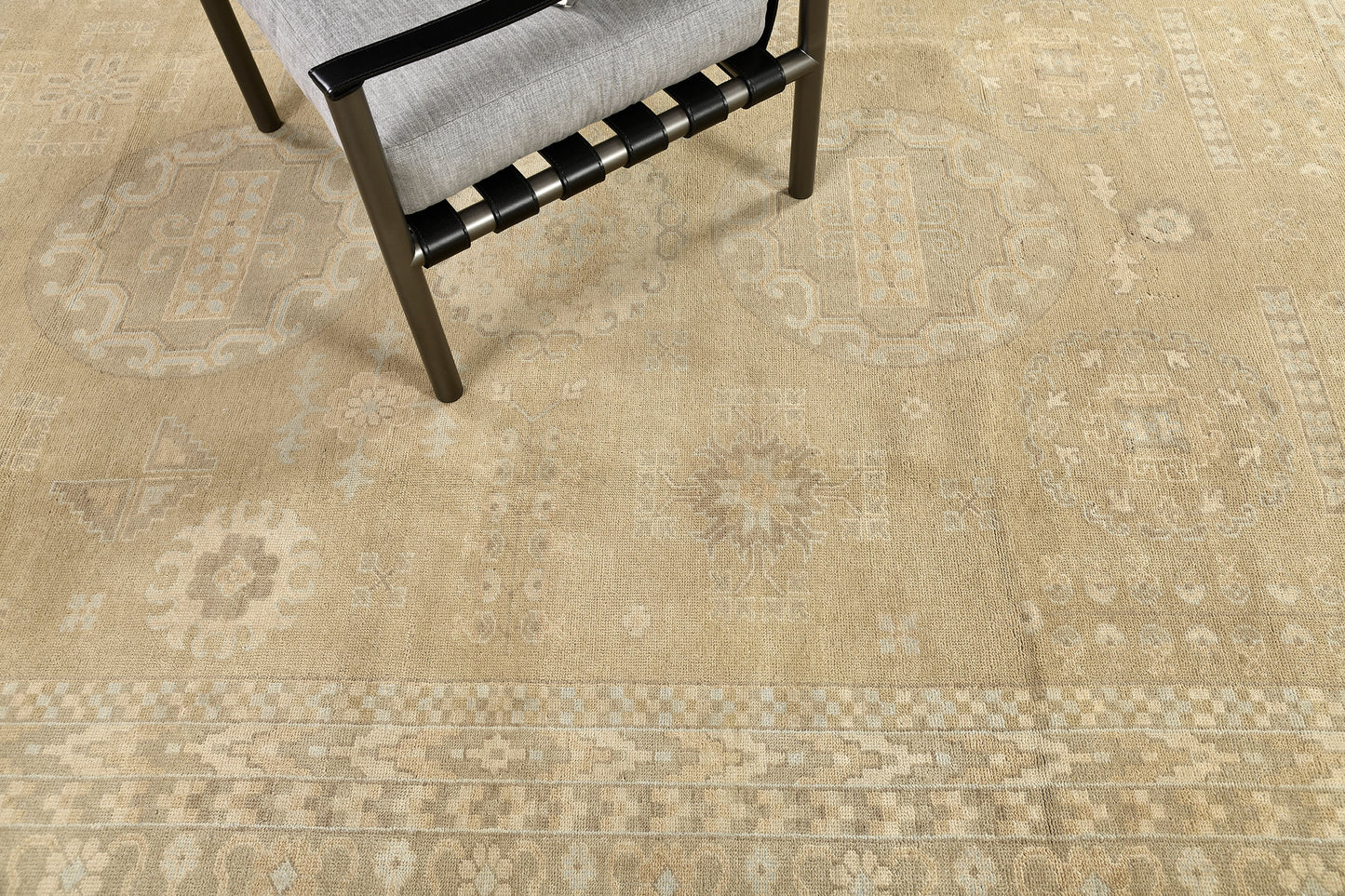 Vintage Style 18 Century Khotan Revival Rug