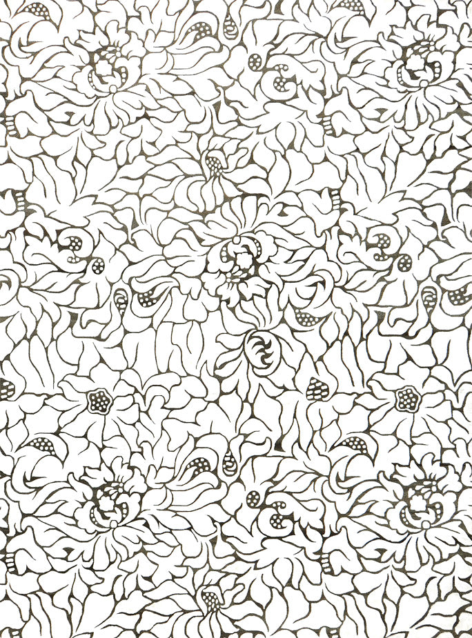 Modern Rug Image 7630 Modern Design Bamboo Silk Rug Jardin