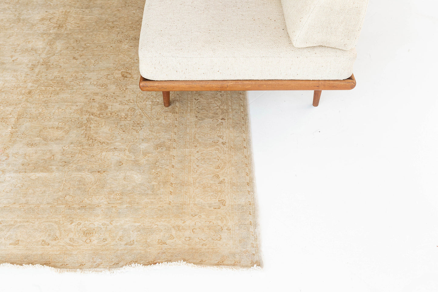 Vintage Turkish Pure Silk Sivas Rug