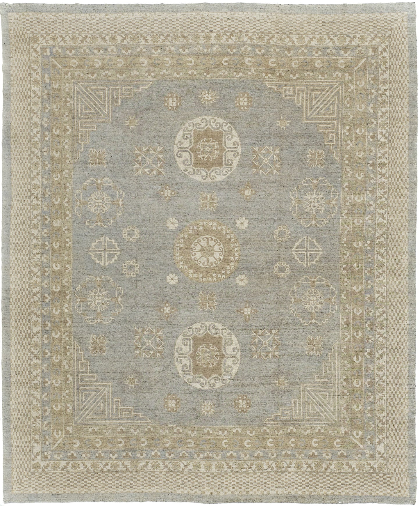 Vintage Style 18 Century Khotan Revival Rug D5387
