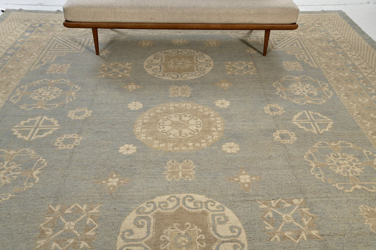 Vintage Style 18 Century Khotan Revival Rug D5387