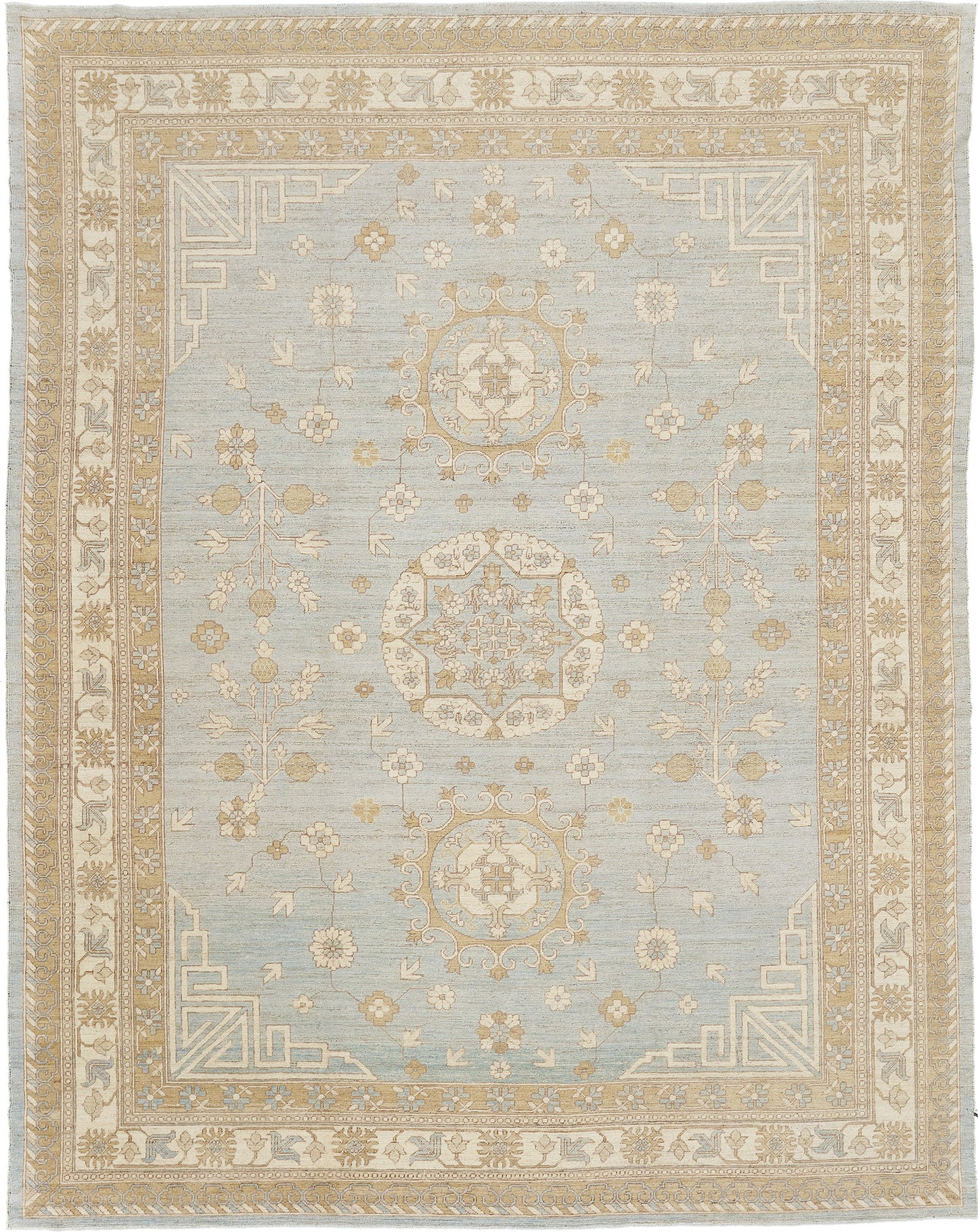 Vintage Style Khotan Revival Rug