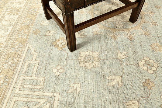 Vintage Style Khotan Revival Rug