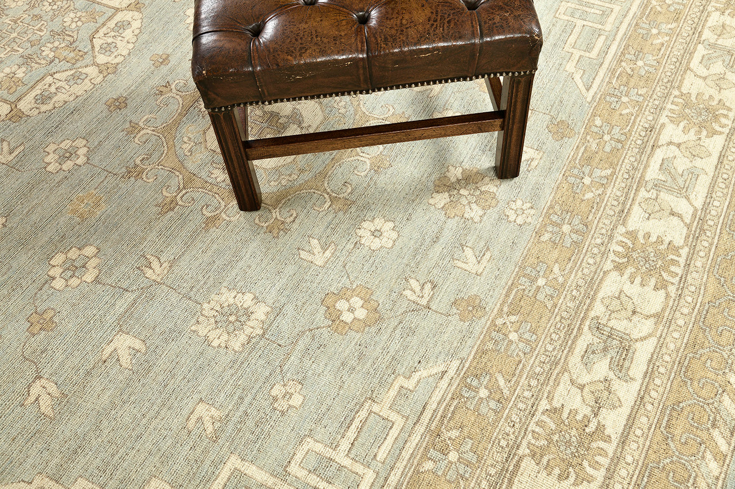 Vintage Style Khotan Revival Rug