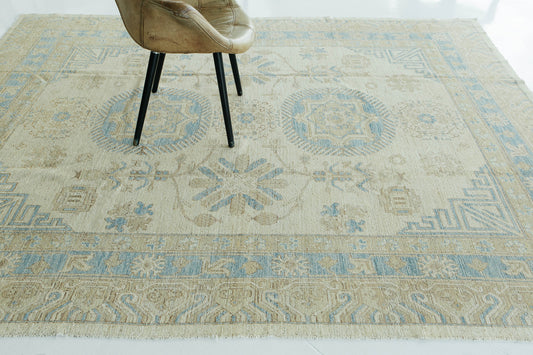 Vintage Style Khotan Design Rug D5583
