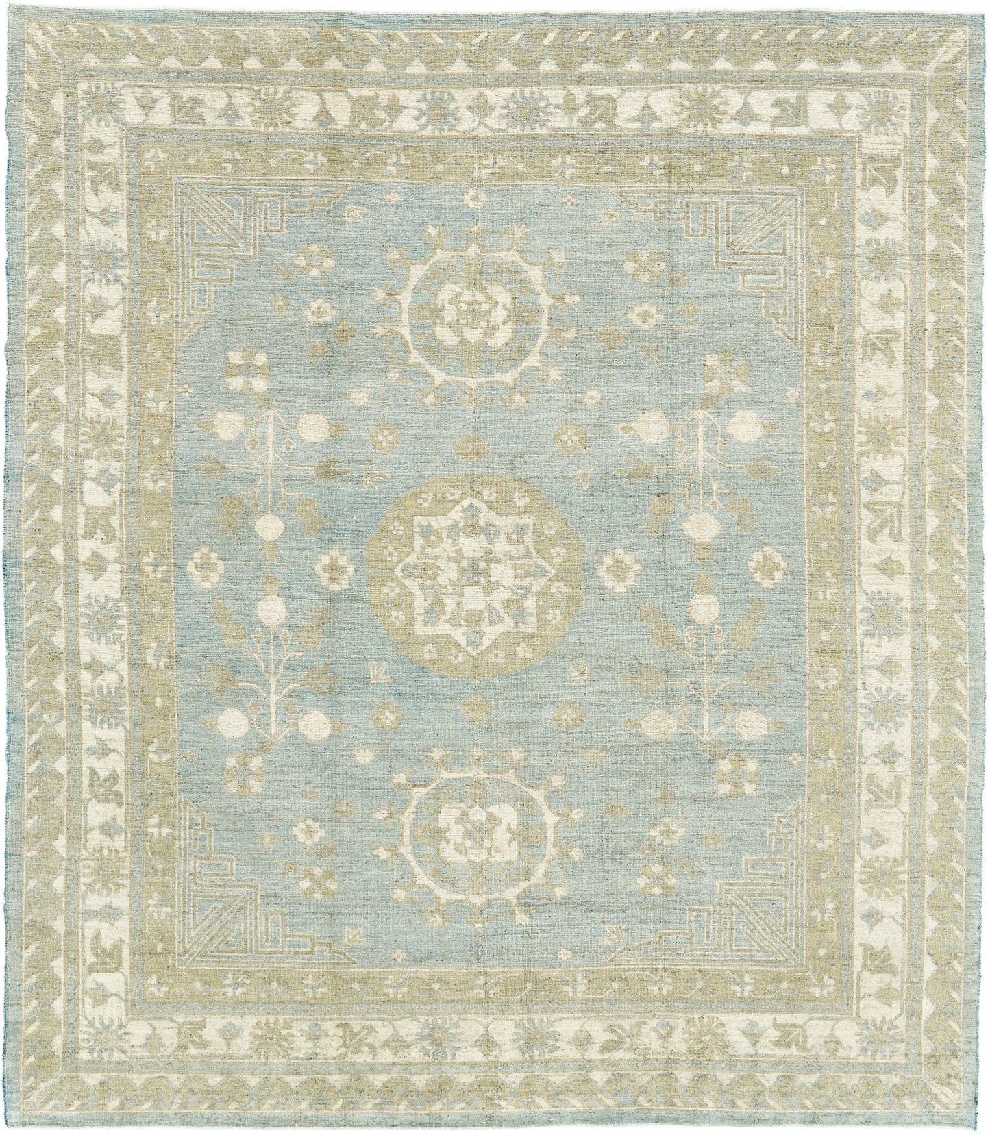 Vintage Style 18 Century Khotan Revival Rug D5386 Safira