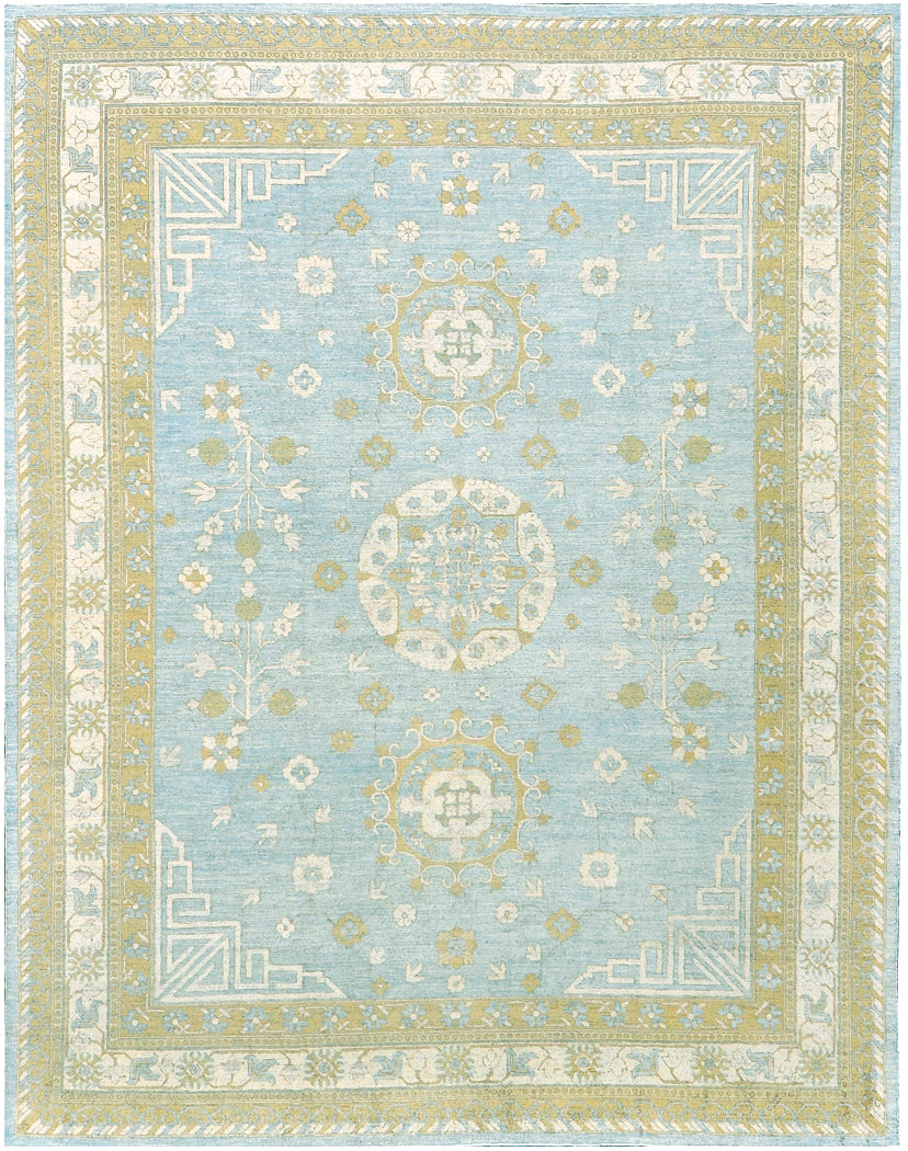 Vintage Style Khotan Revival Rug