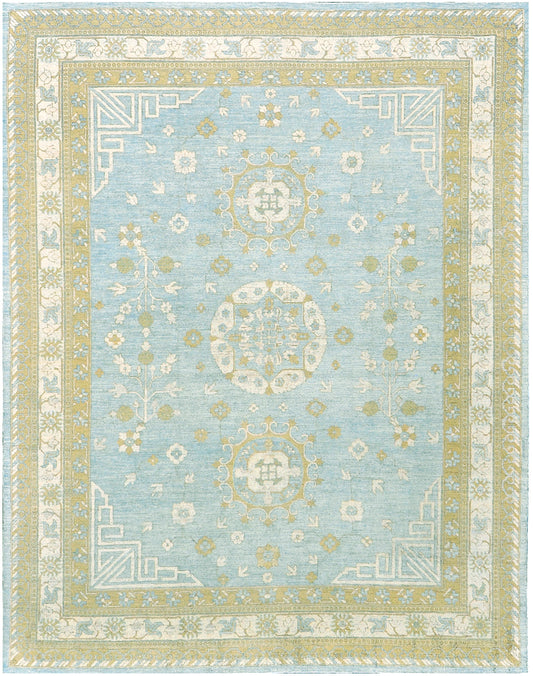 Vintage Style Khotan Revival Rug