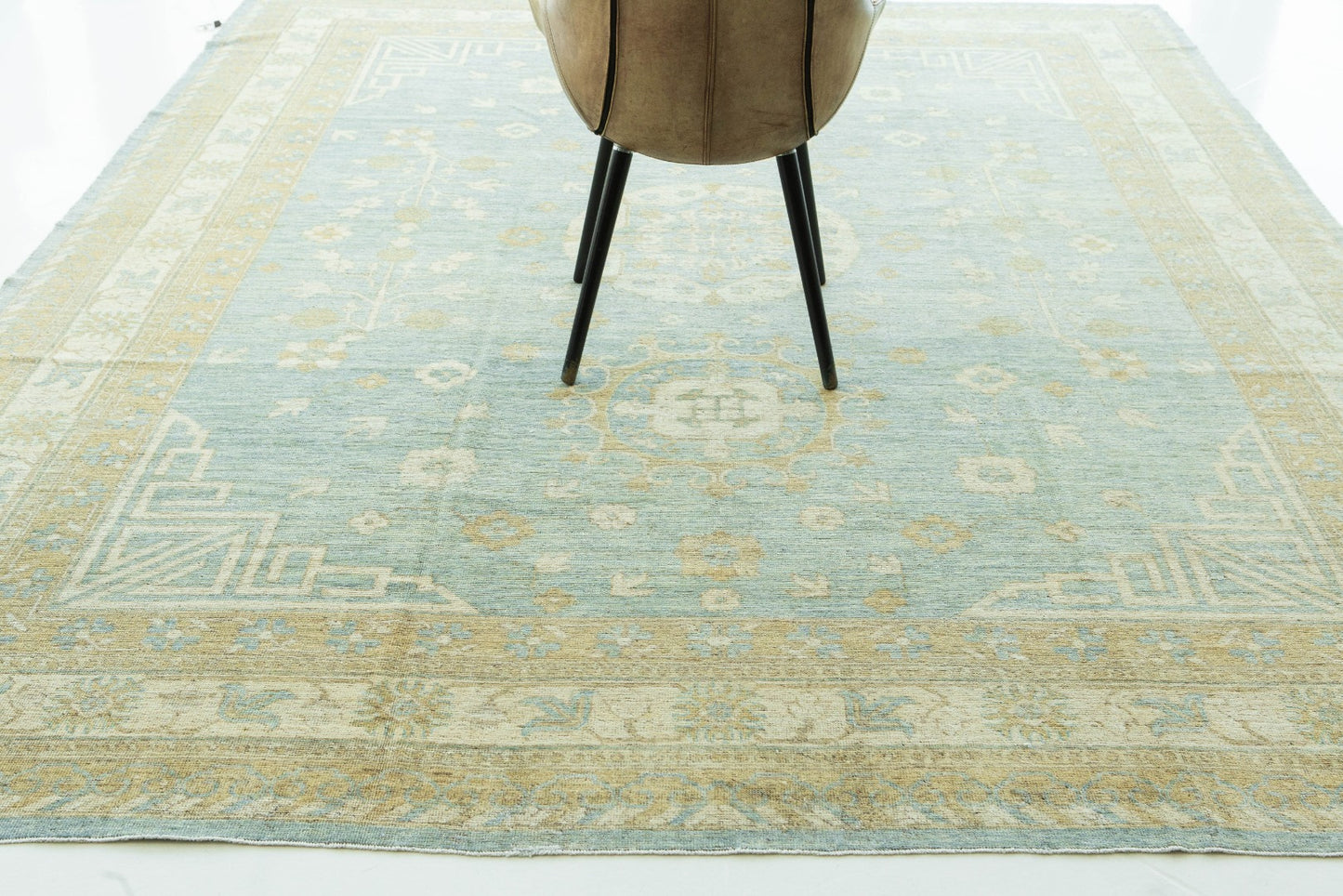 Vintage Style Khotan Revival Rug