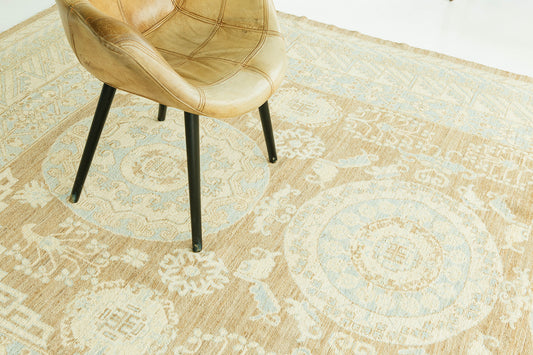 Vintage Style Khotan Design Rug D5582