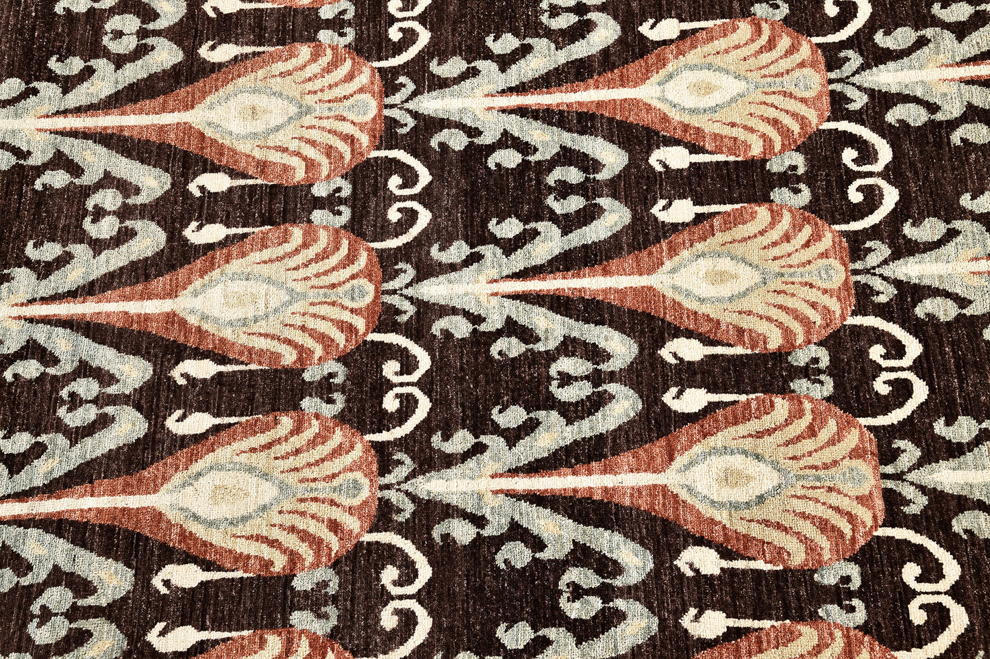 Vintage Style Ikat Design Rug