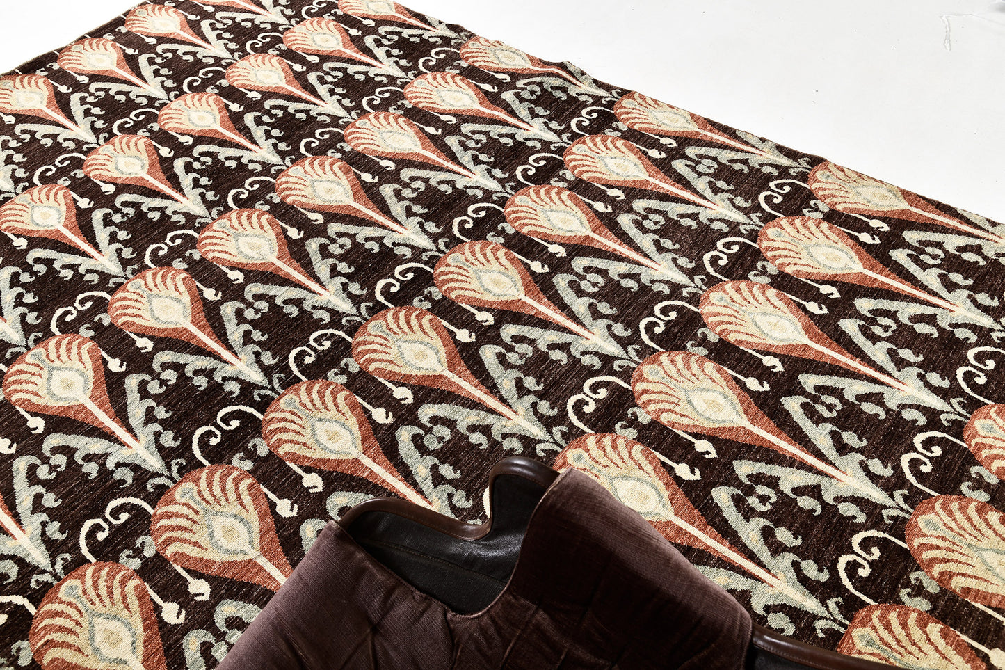 Vintage Style Ikat Design Rug