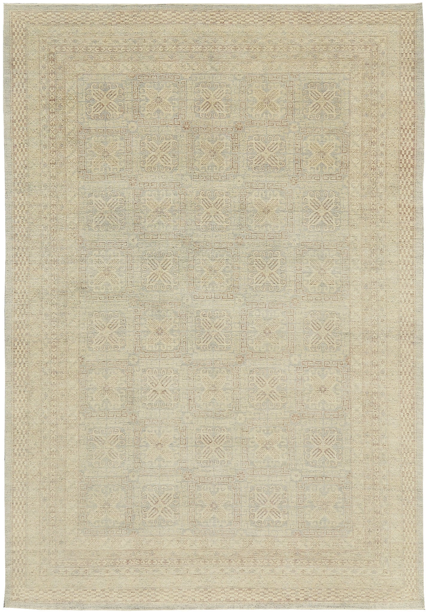 Vintage Style Khotan Revival Rug