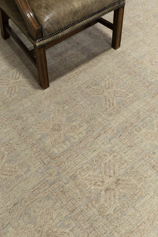 Vintage Style Khotan Revival Rug