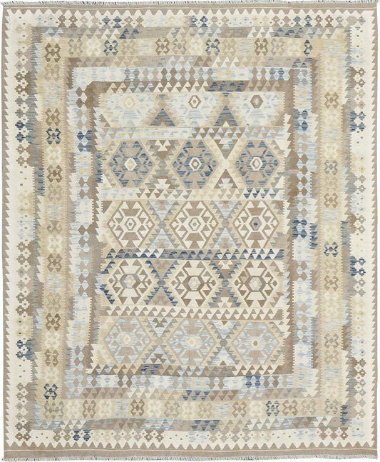 Vintage Style Tribal Natural Dye Flat Weave Kilim