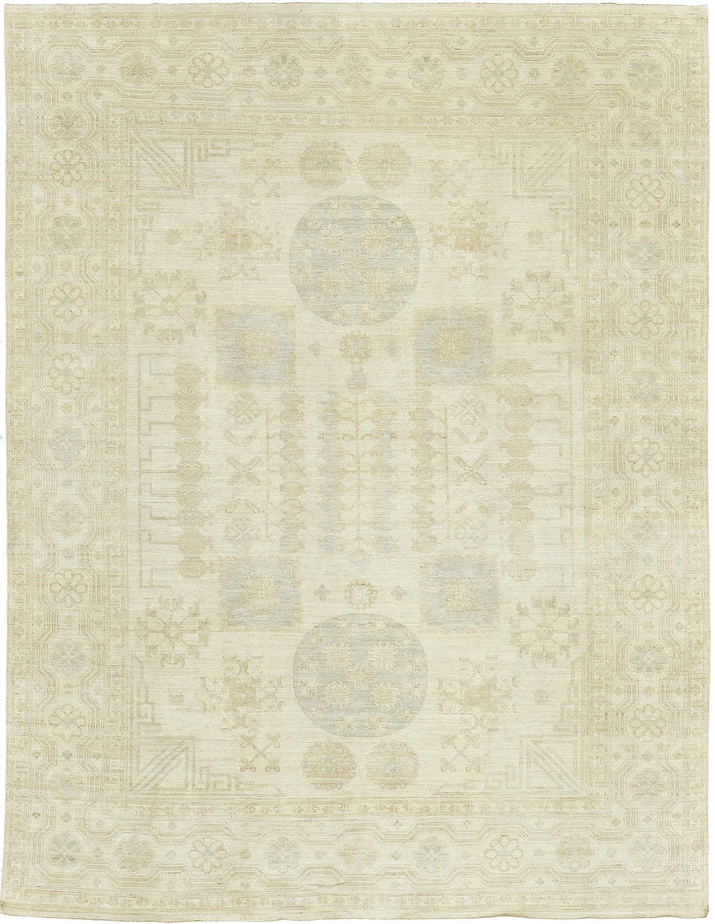 Vintage Style Khotan Design Rug
