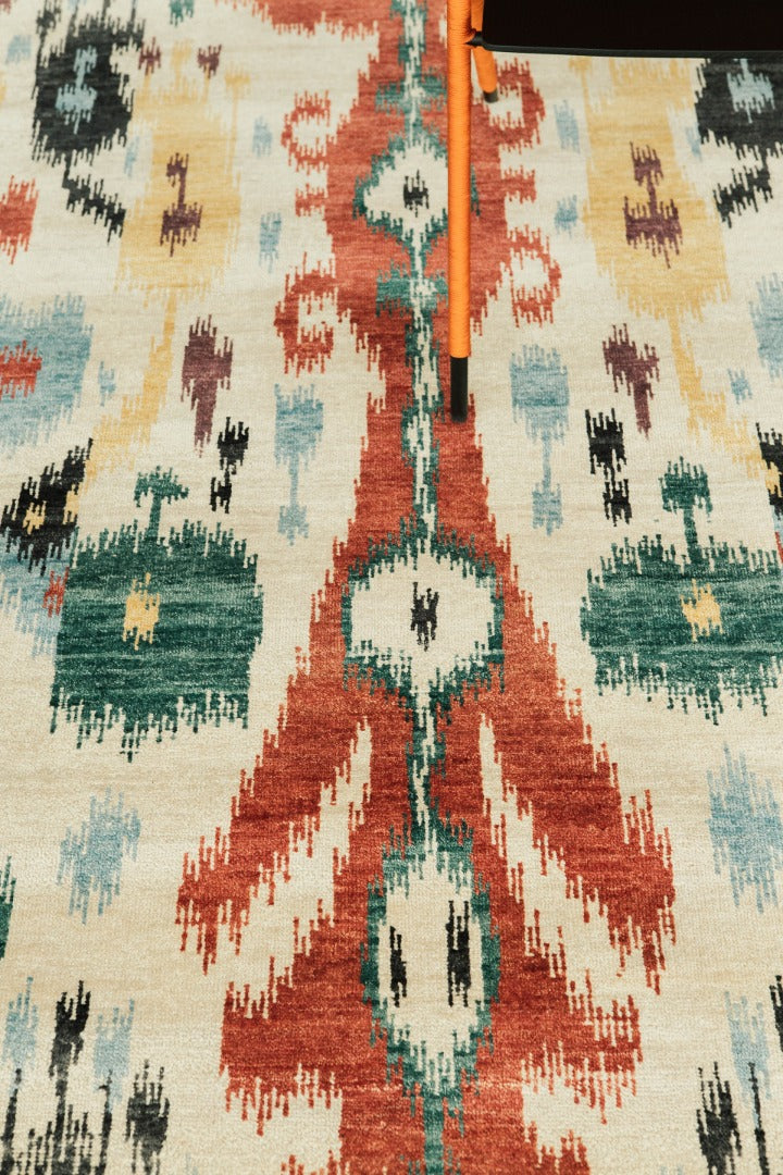 Ikat Design Rug Ataru