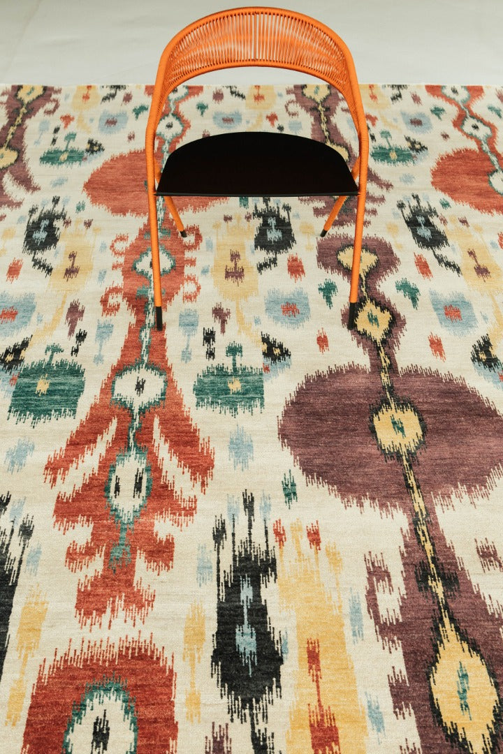 Ikat Design Rug Ataru