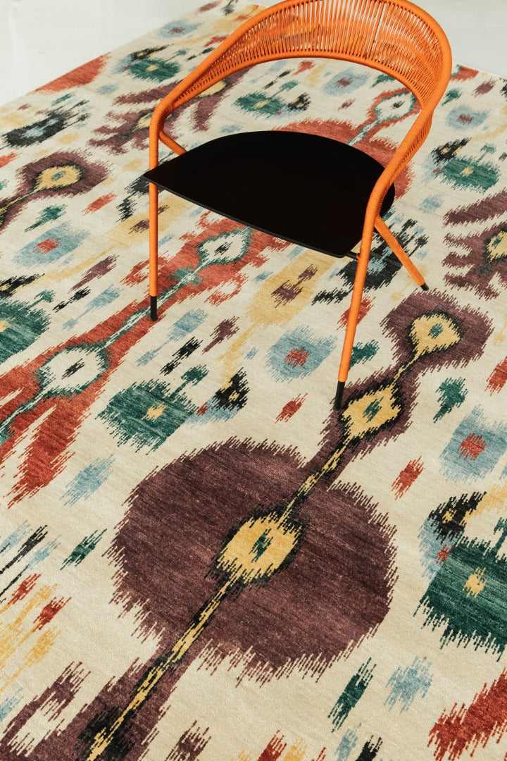 Ikat Design Rug Ataru