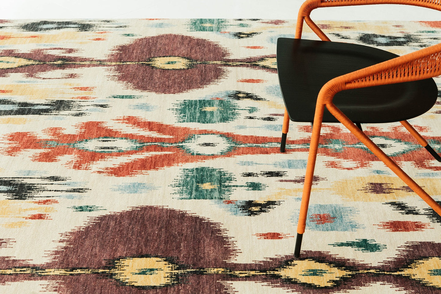 Ikat Design Rug Ataru