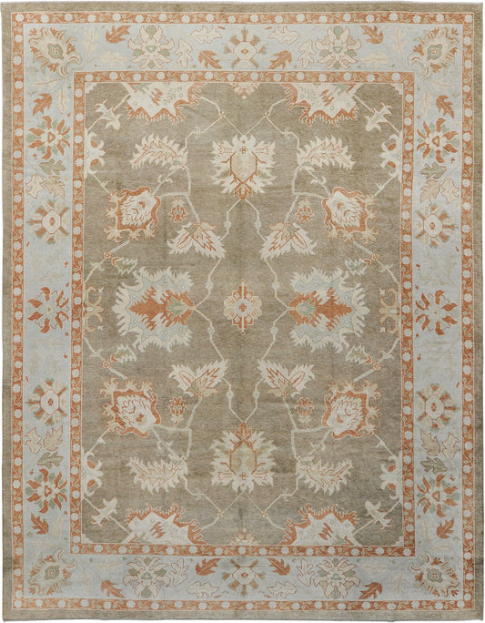 Turkish Oushak Revival Rug