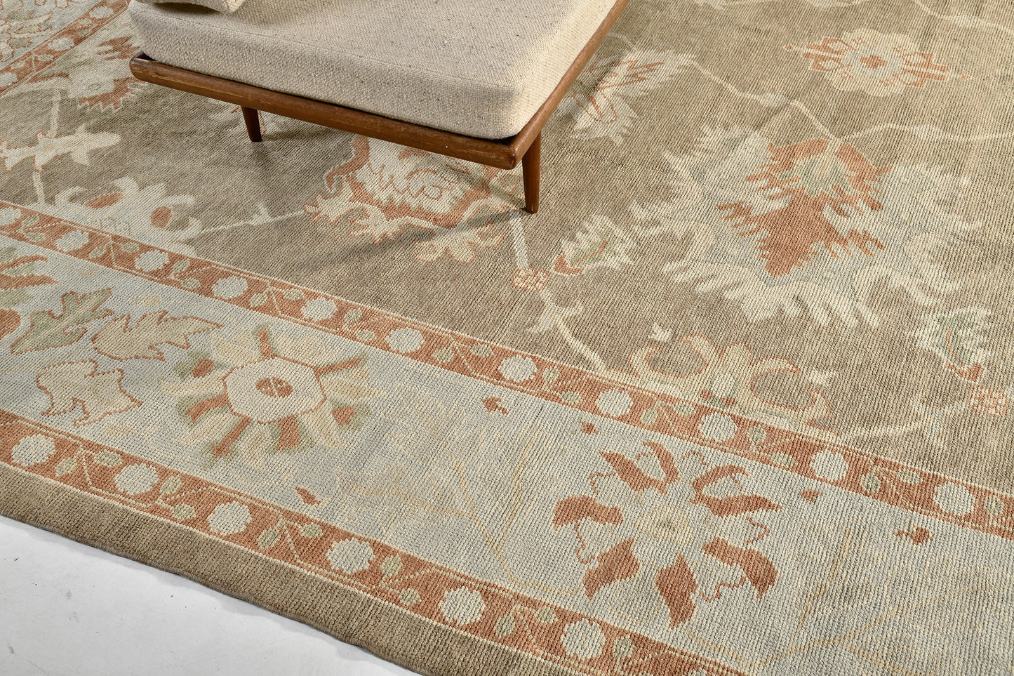 Turkish Oushak Revival Rug