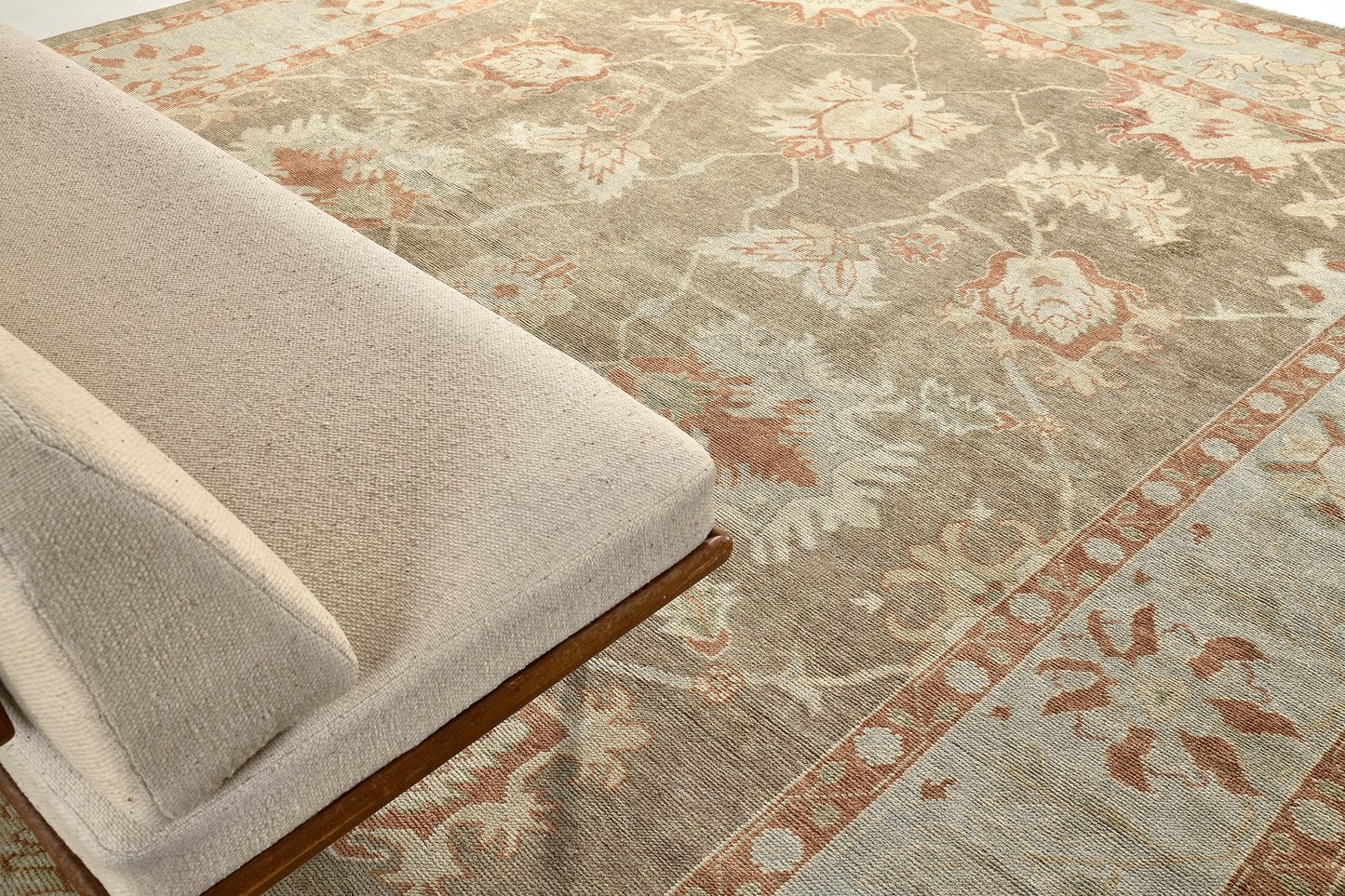 Turkish Oushak Revival Rug