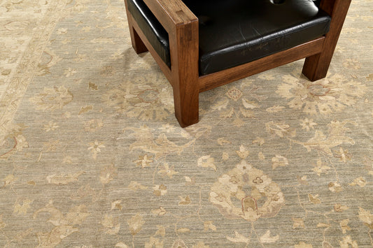 Vintage Style Sultanabad Revival Rug