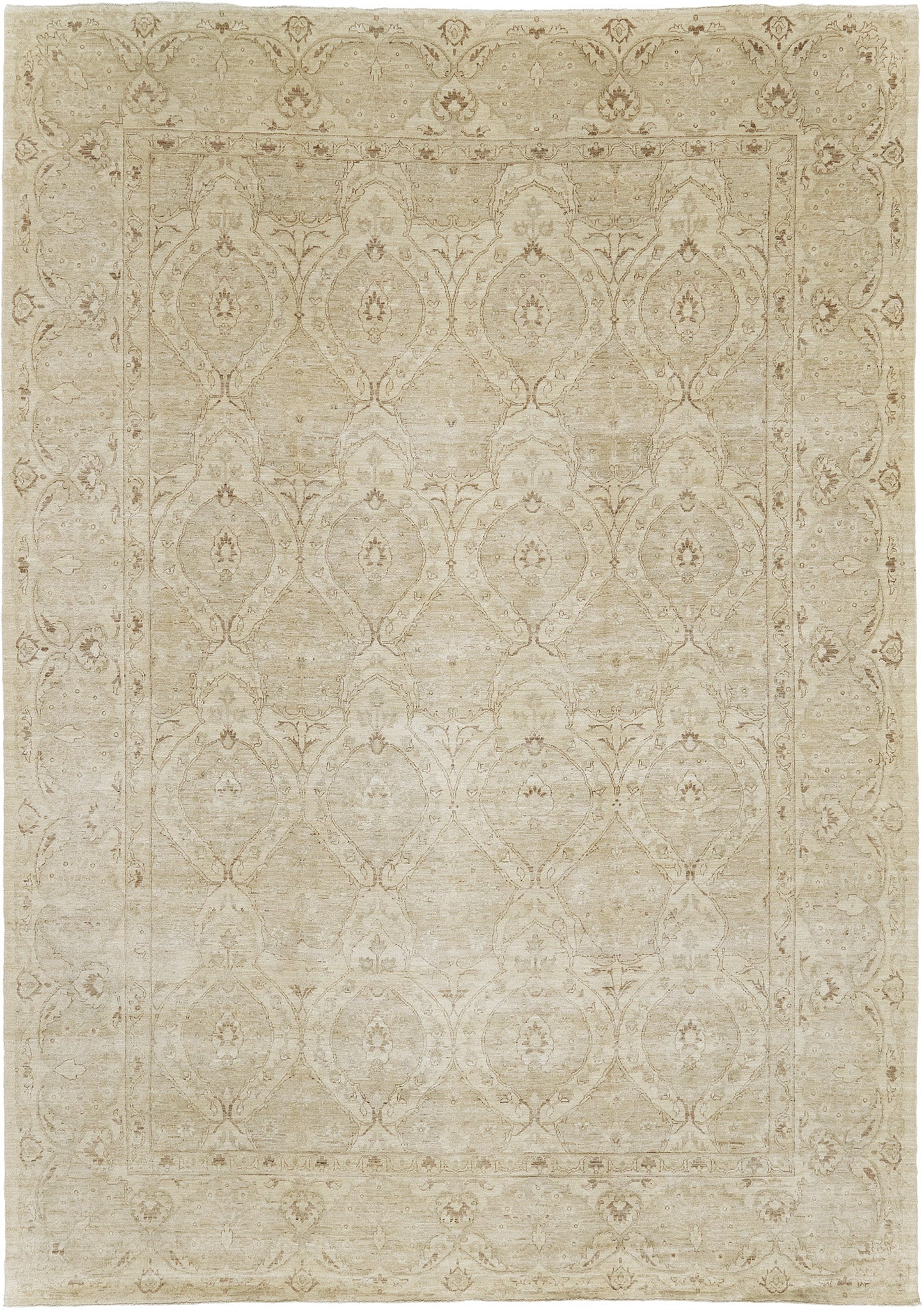 Vintage Style Tabriz Revival Rug