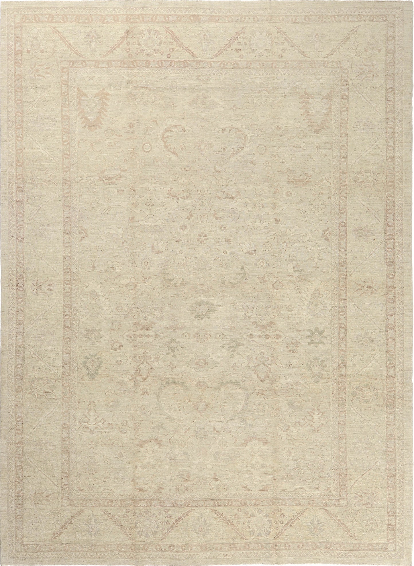 Vintage Style Sultanabad Revival Rug