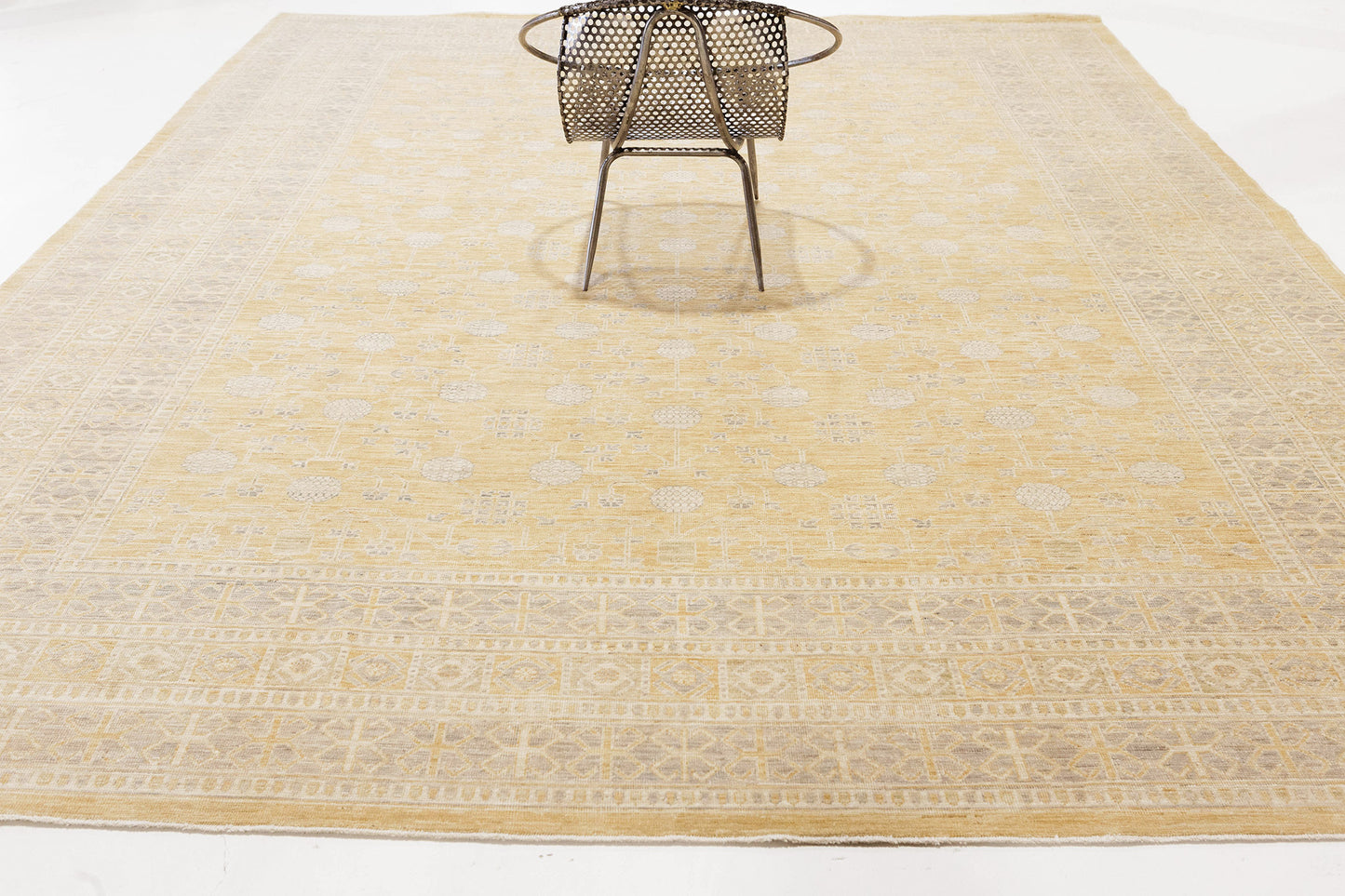 Vintage Style Khotan Revival Rug