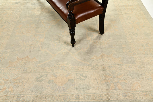 Turkish Oushak Revival Rug