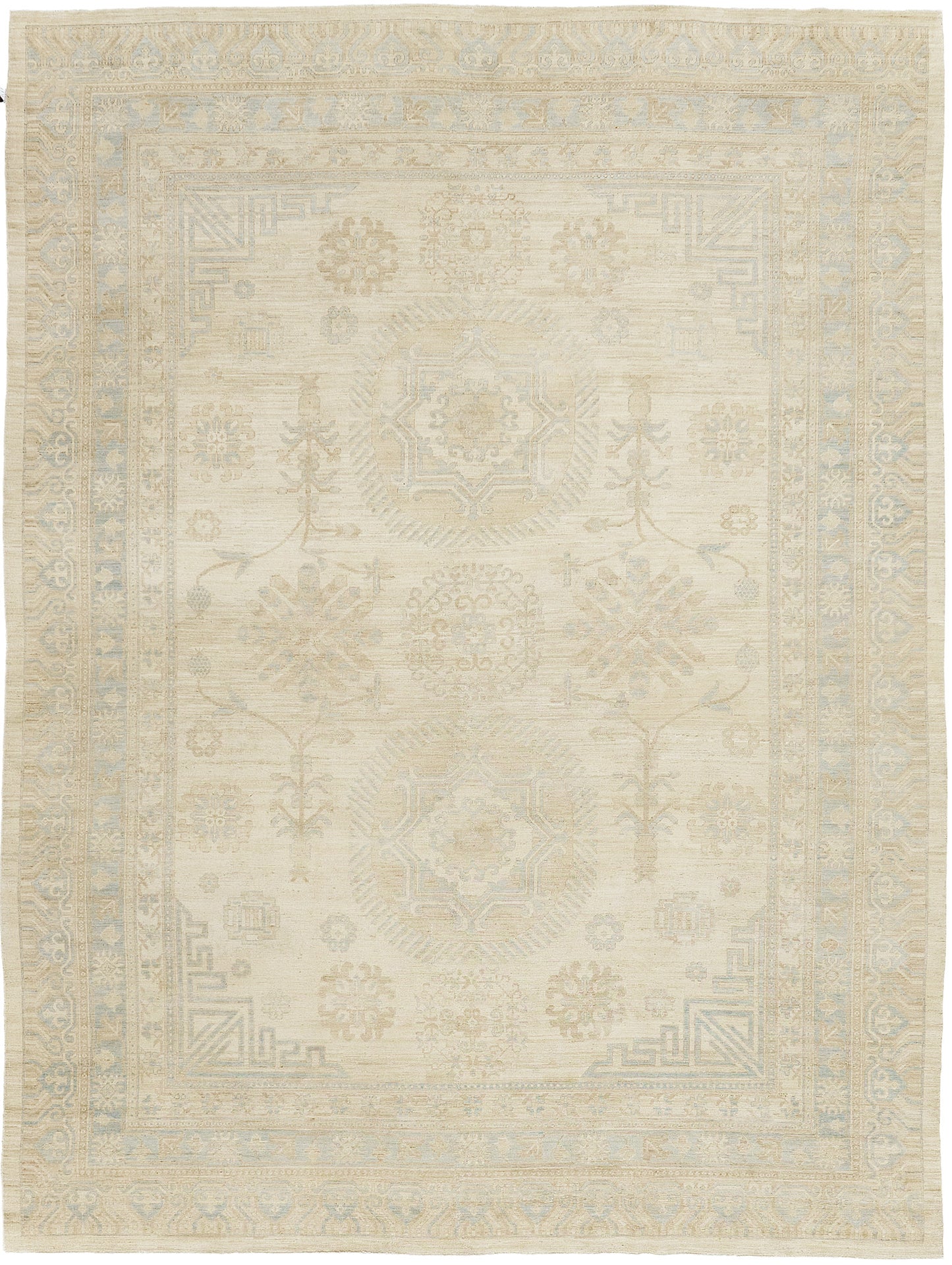 Vintage Style Khotan Revival Rug