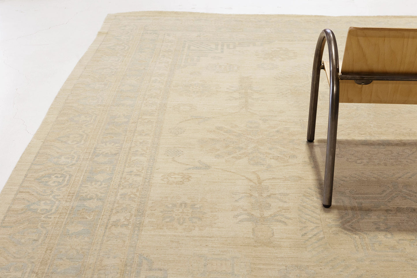 Vintage Style Khotan Revival Rug